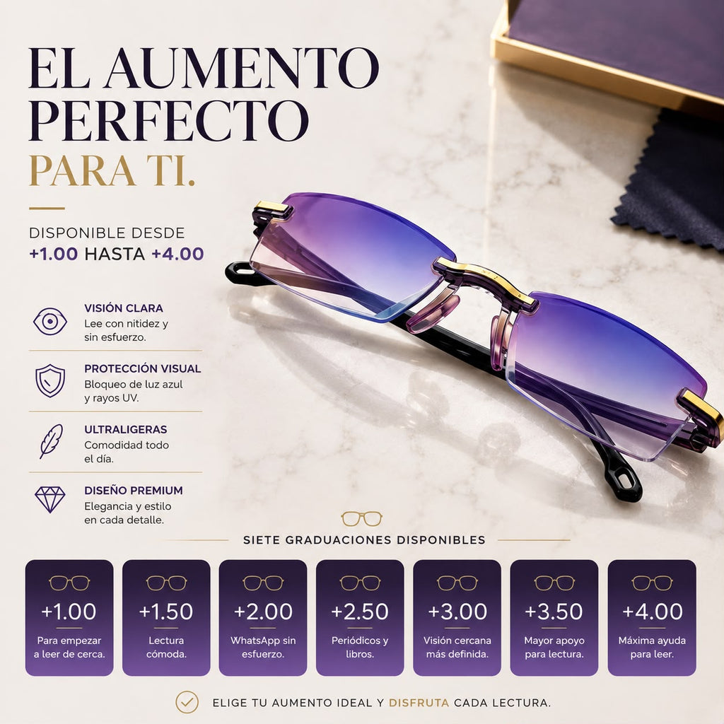 Gafa Tr90 De Aumento Vidrio