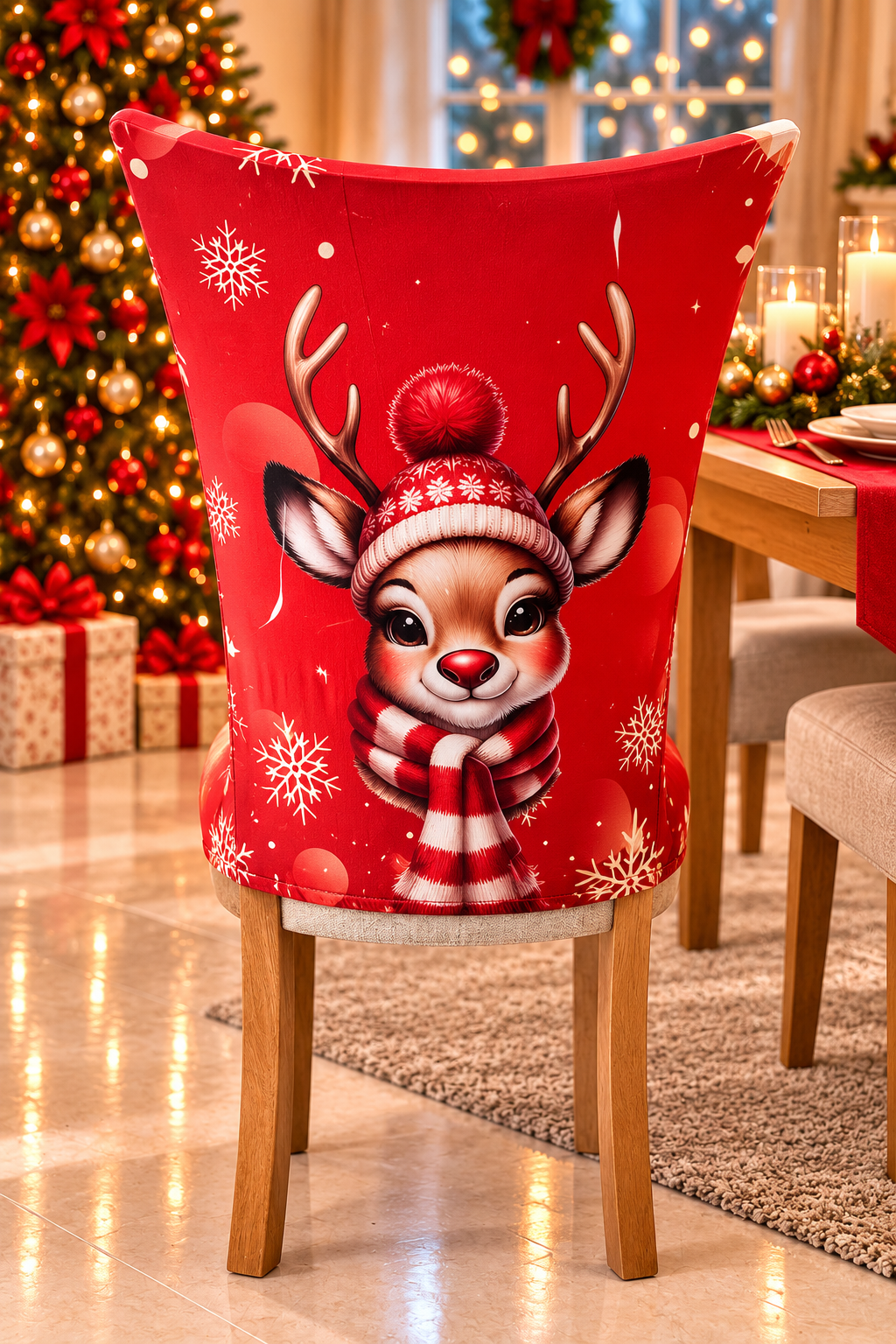 Funda Navidena Para Sillas