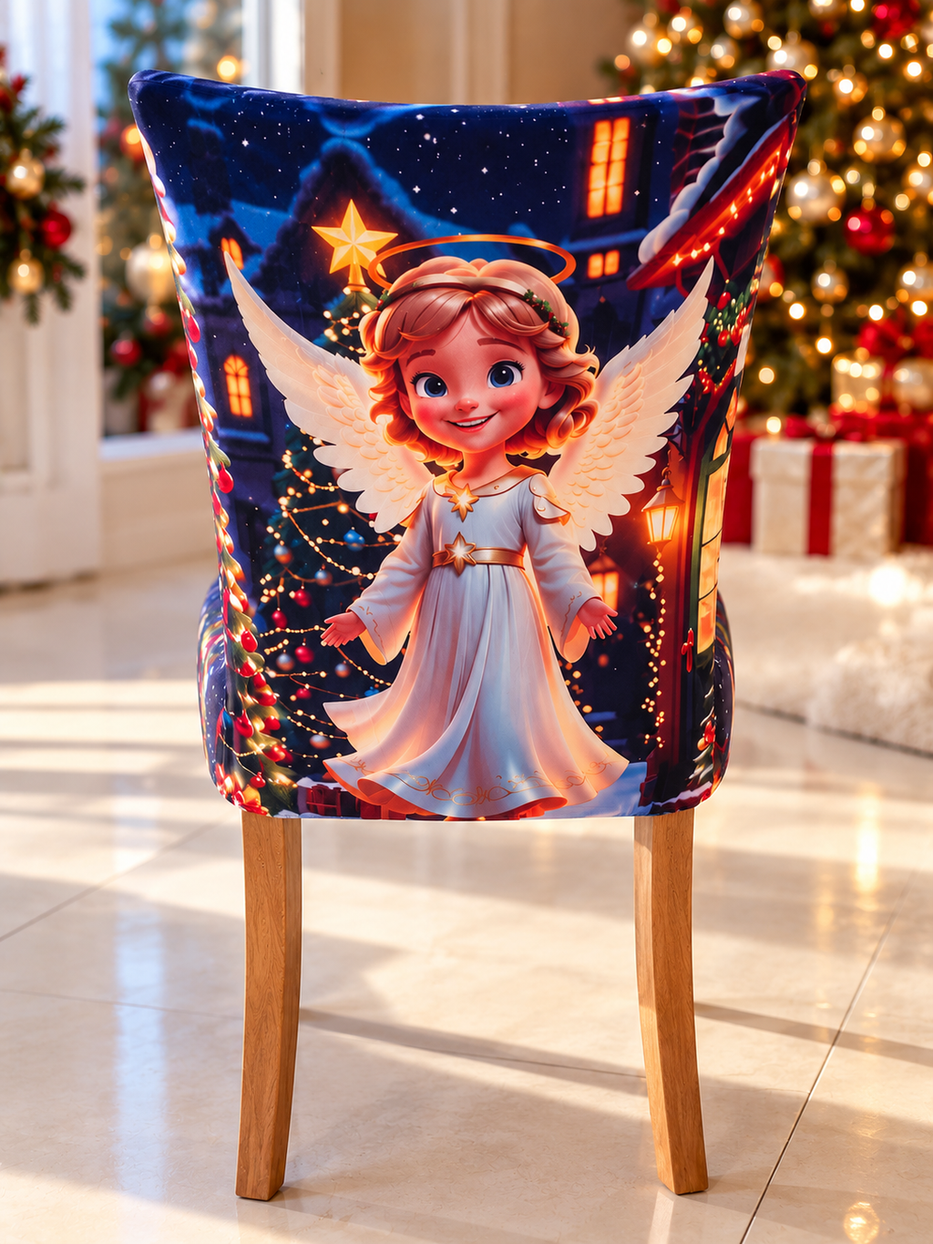 Funda Navidena Para Sillas