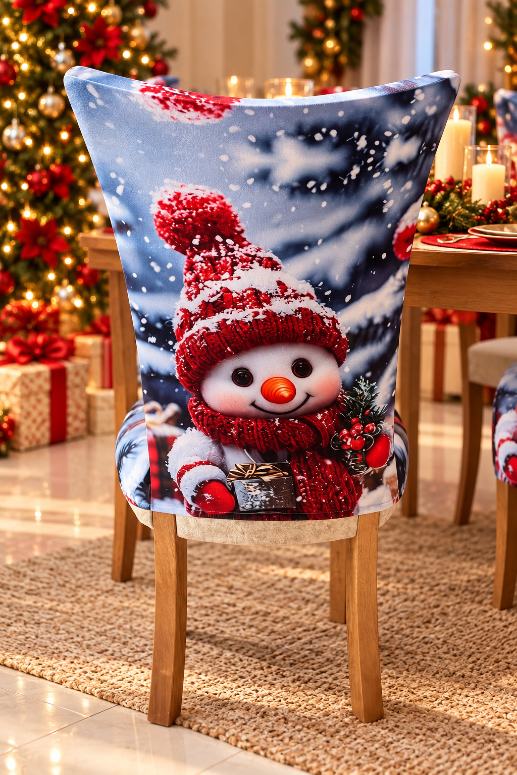 Funda Navidena Para Sillas