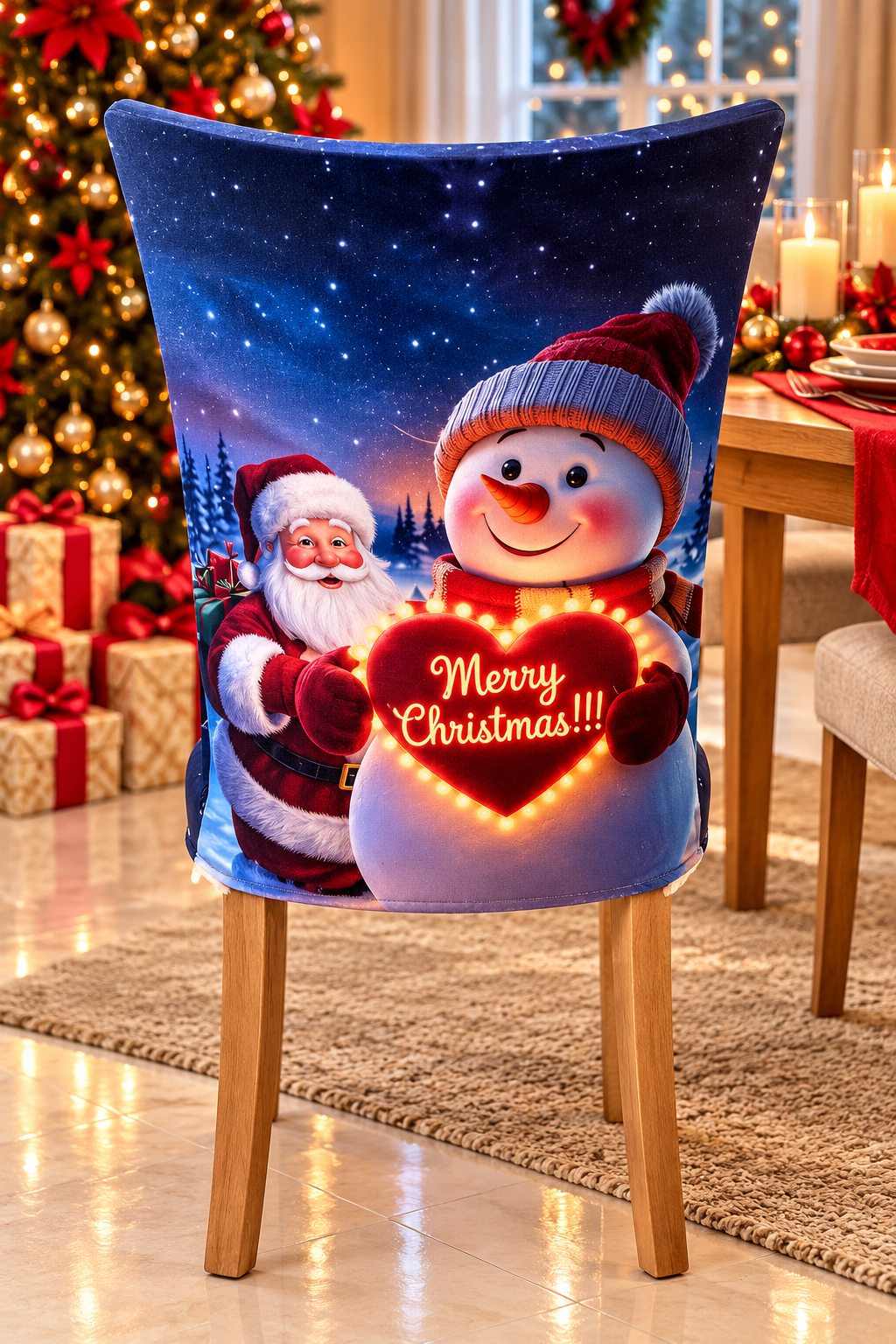Funda Navidena Para Sillas
