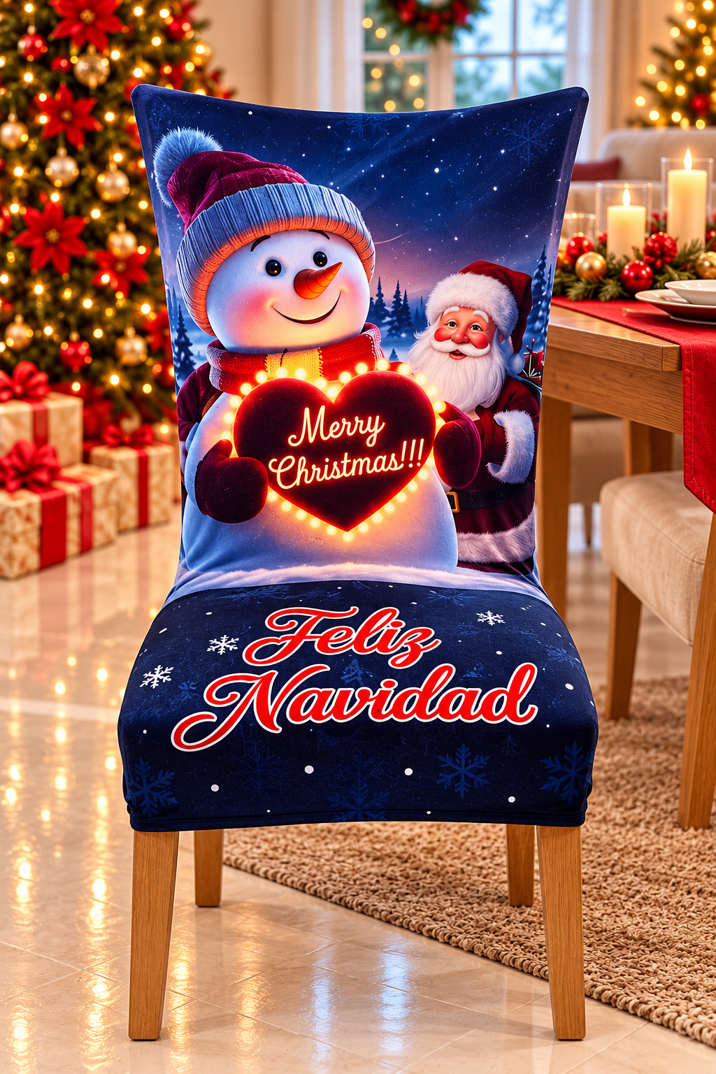 Funda Navidena Para Sillas